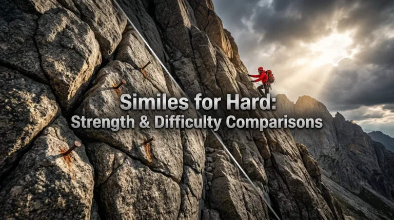 Similes For Hard