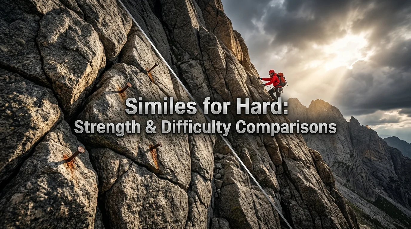 Similes For Hard