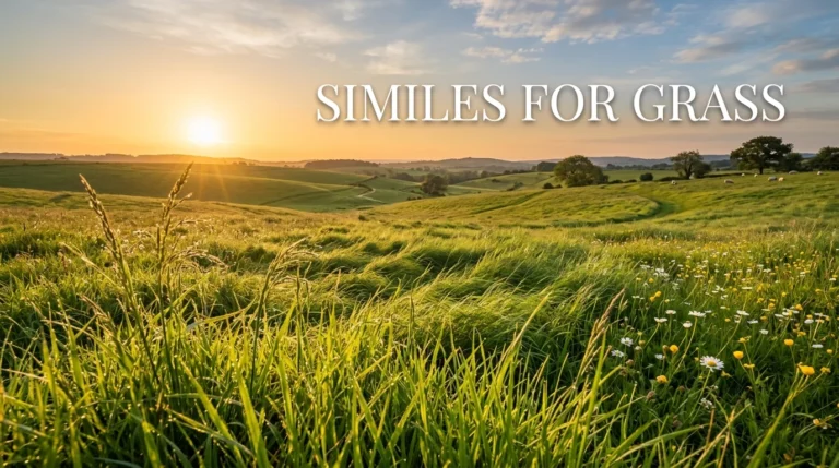 Similes for Grass