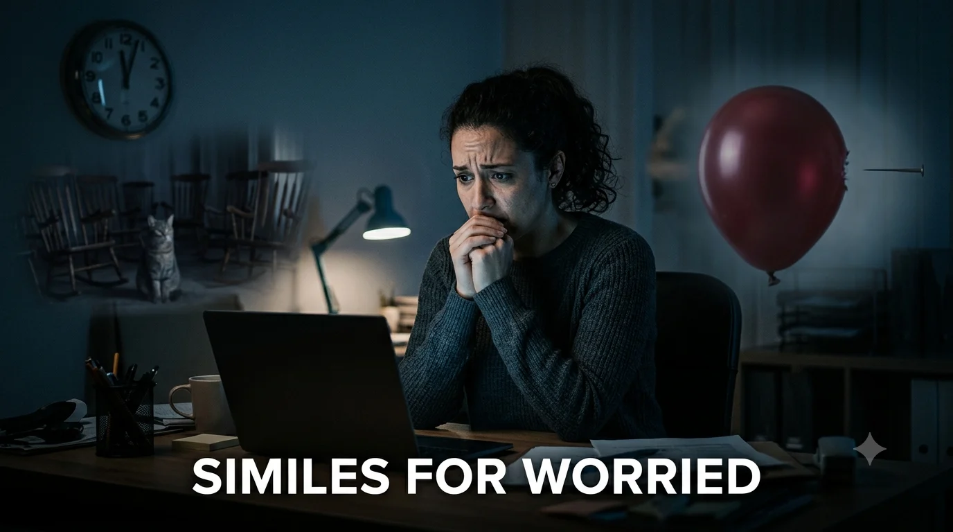 Similes For Worried