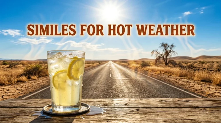 Similes for Hot Weather