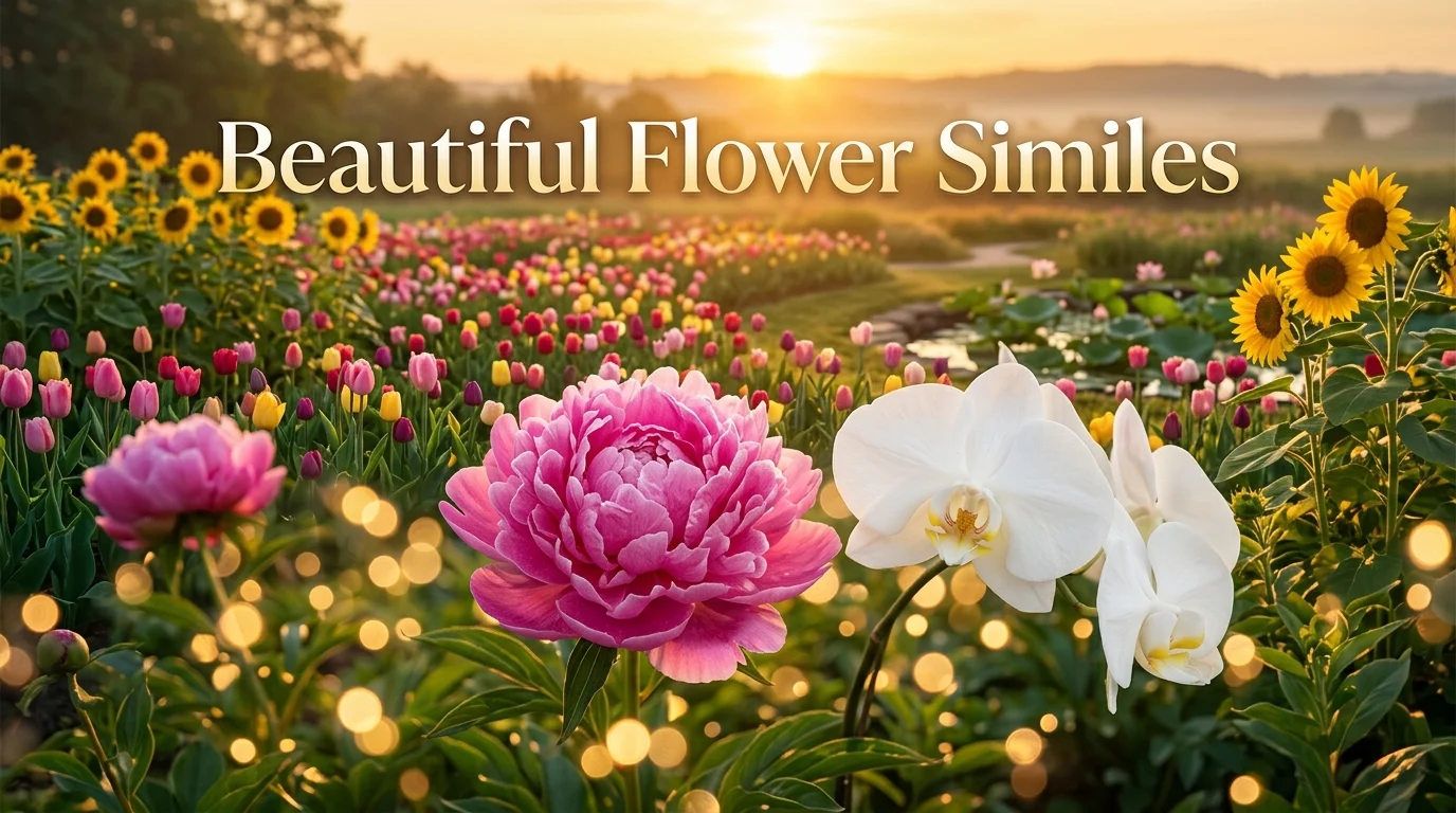 Beautiful Flower Similes