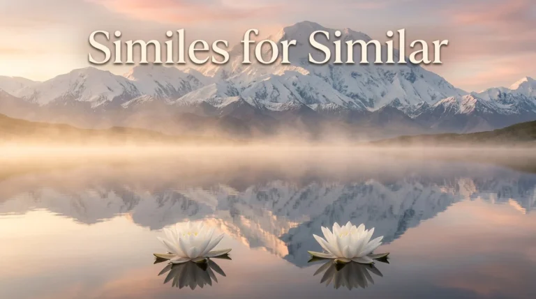 Similes For Similar