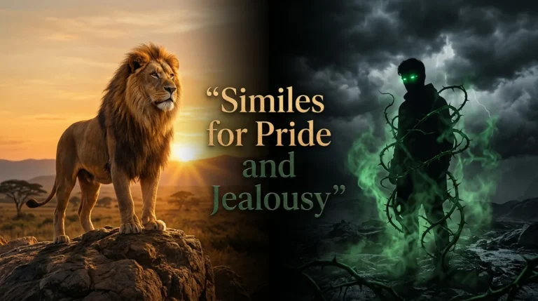 Similes For Pride and Jealousy