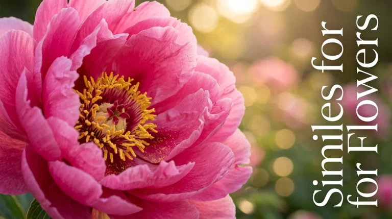 Similes for Flowers