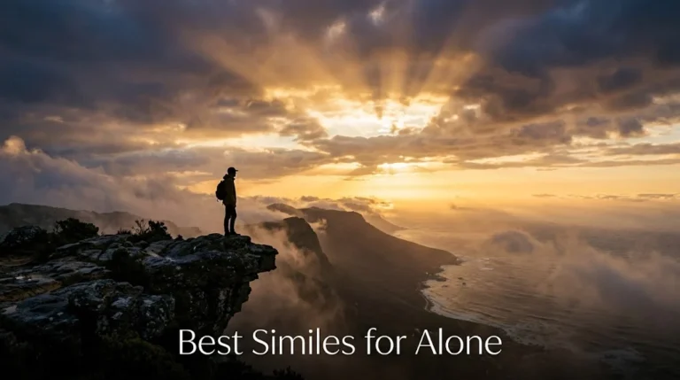 Best Similes For Alone