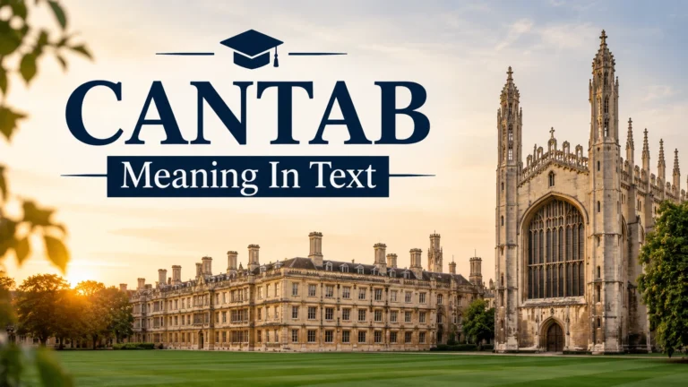 Cantab Meaning In Text