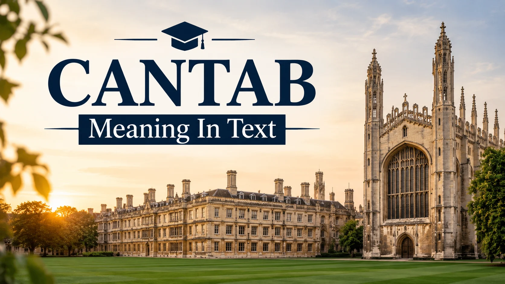 Cantab Meaning In Text