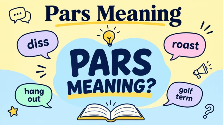 Pars Meaning