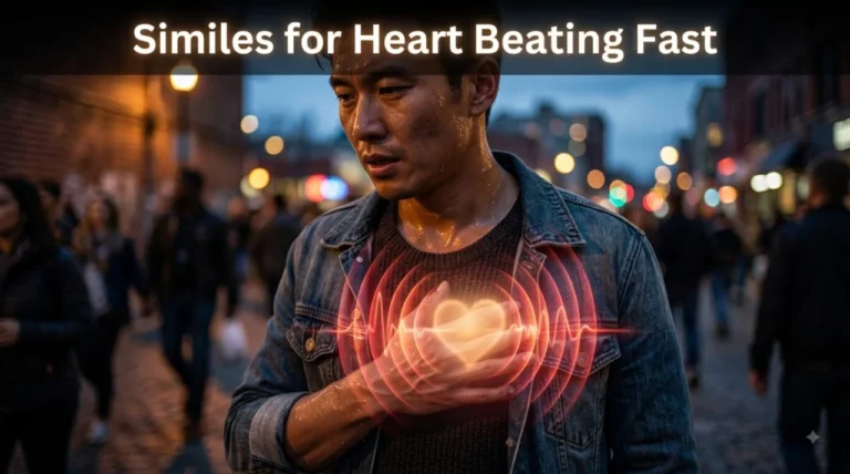 Similes For Heart Beating Fast