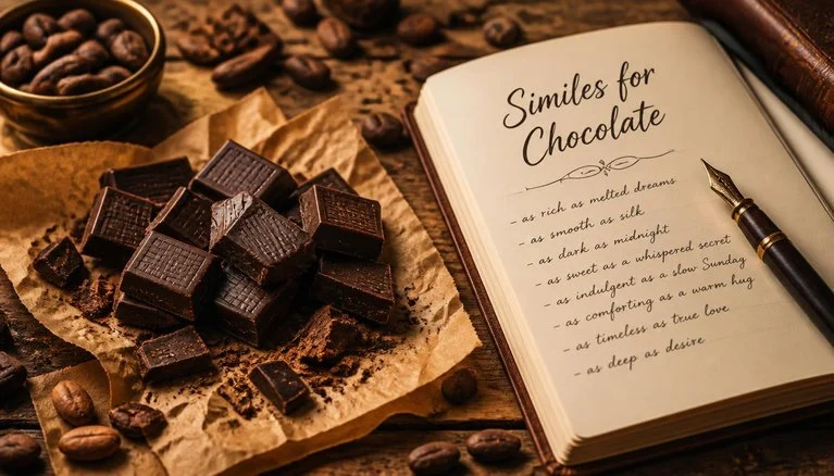 Similes for Chocolate