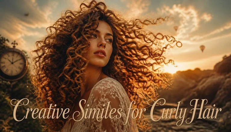 Similes for Curly Hair