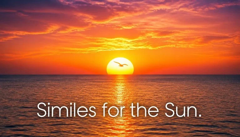 Similes For The Sun
