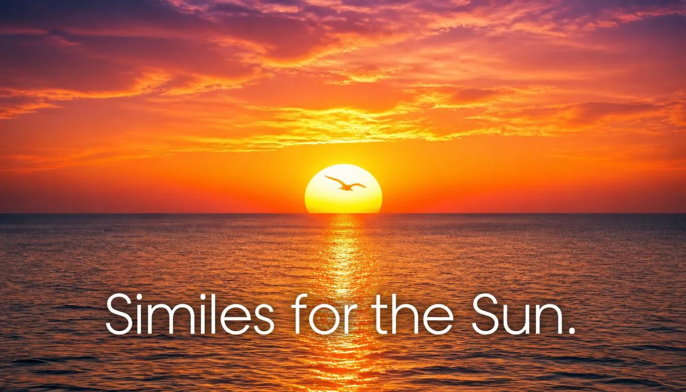 Similes For The Sun